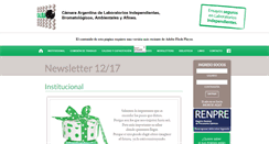 Desktop Screenshot of caliba.org.ar